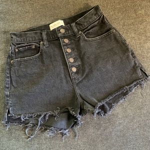 Abercrombie Curve Love High Rise Mom Shorts
